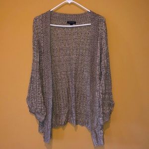 Notations Brand Brown Knitted Style Cardigan Size Large